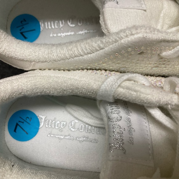 Juicy Couture White Studded Sneakers - Picture 8 of 8